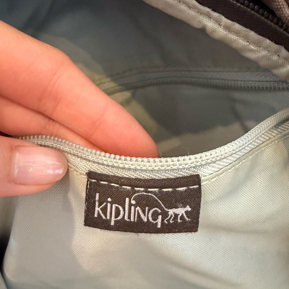 Kipling Brown Backpack With Monkey - image 6